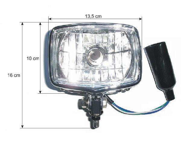 REFLEKTOR LAMPA LIGHTBAR CHROMOWANY METALOWY Producent Motolp