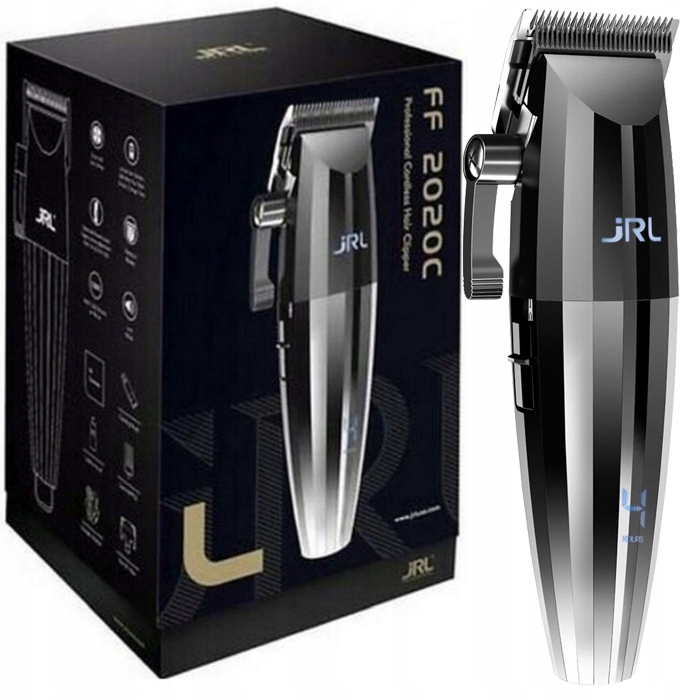 PROFESJONALNA MASZYNKA DO WŁOSÓW JRL FRESHFADE 2020C SILVER + NASADKI