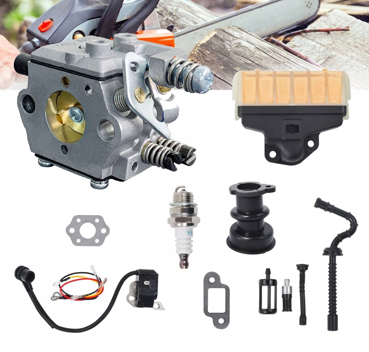 Karburátor zapalovací cívka zapalovací svíčka pro Stihl MS210/30/50 021 023 025 11231200605