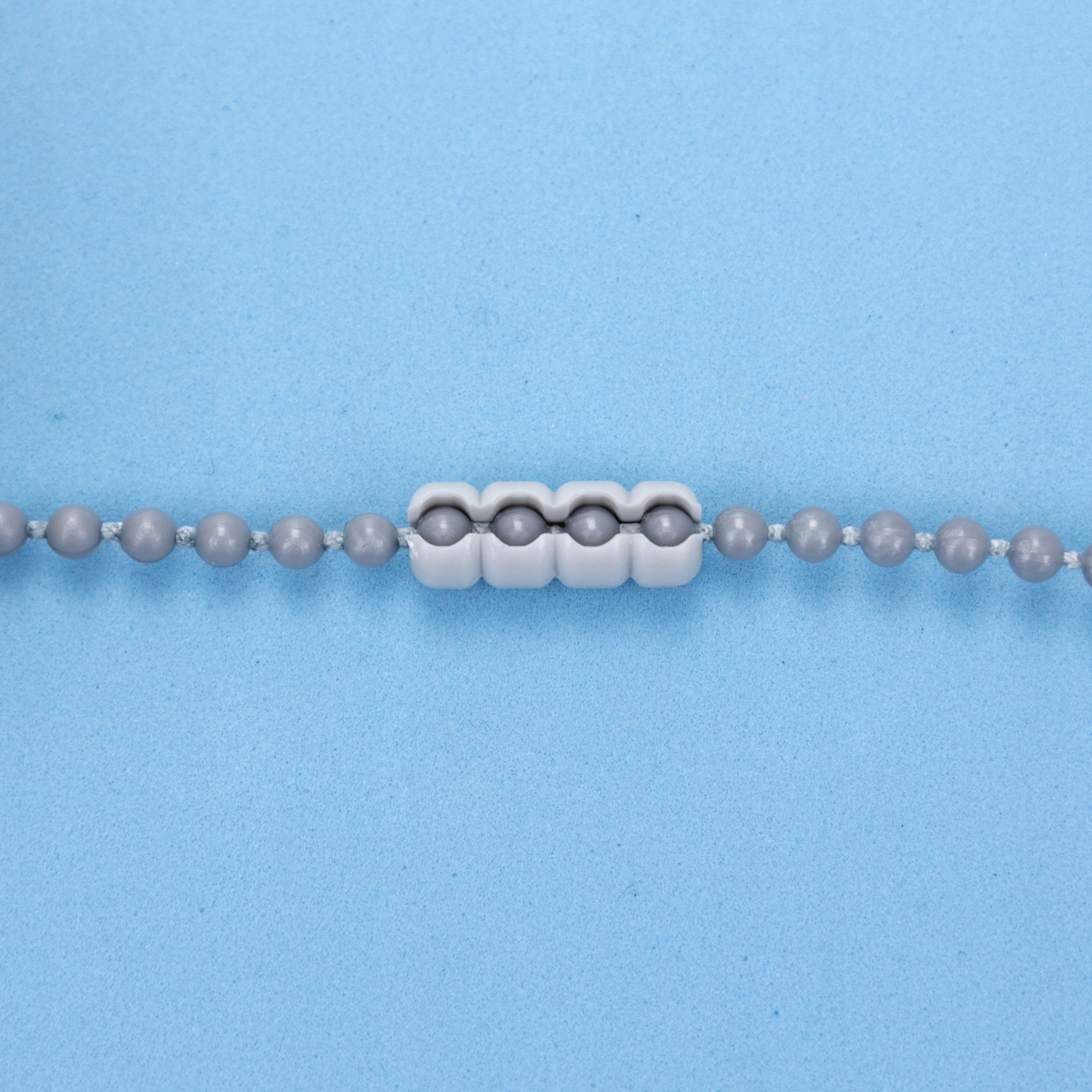 Łącznik łańcuszka rolet niezrywalny 3,2mm szary x5 Rodzaj łącznik łańcuszka