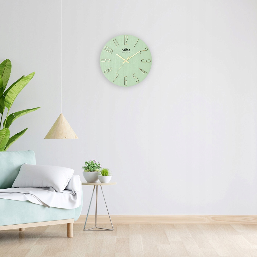 ZEGAR ŚCIENNY PASTEL MIX KOLORÓW, 4302 Szerokość całkowita 30.5 cm