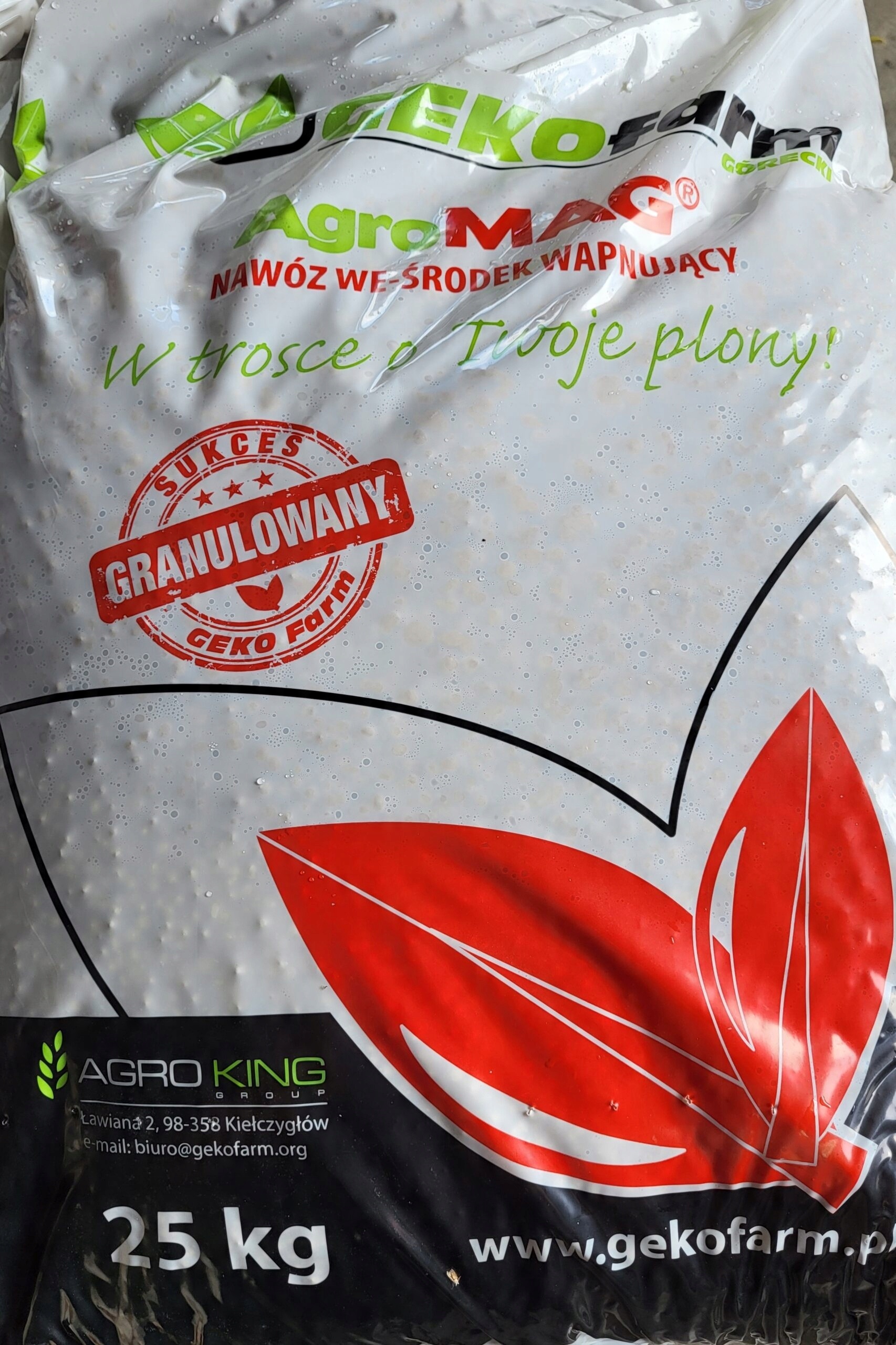 

Agromag wapno na trawnik 25kg z magnezem