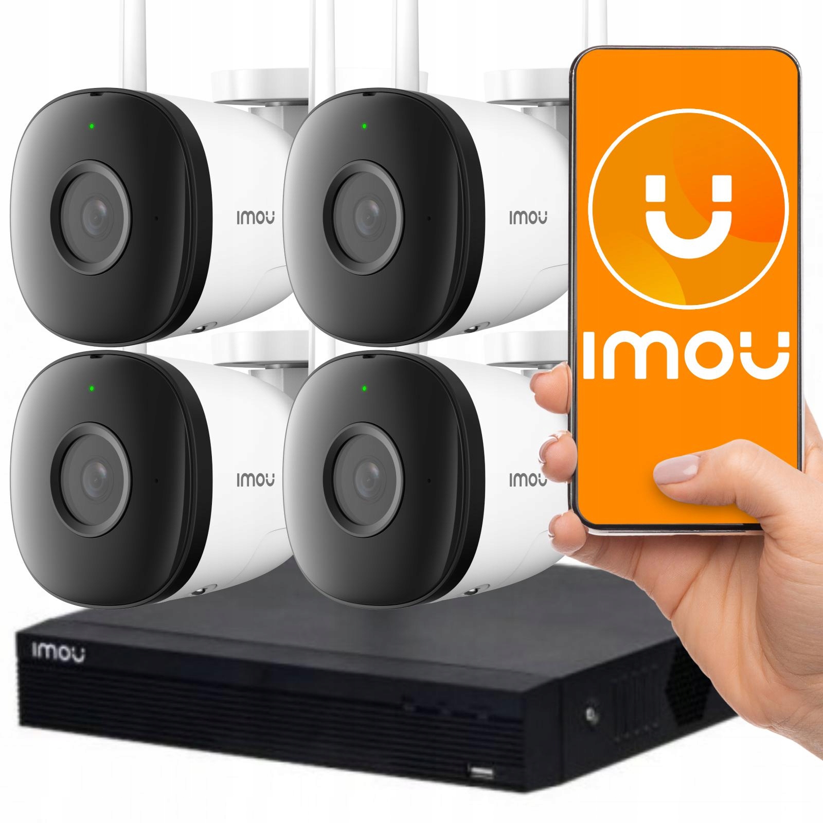 Súprava na monitorovanie Wi-Fi Imou Kit Lite so 4 kamerami 4Mpx a Nvr 1TB