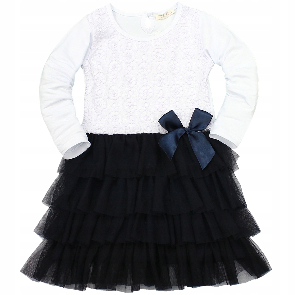 BREEZE Sukienka KORONKA FALBANKA Tiul KOLORY 86