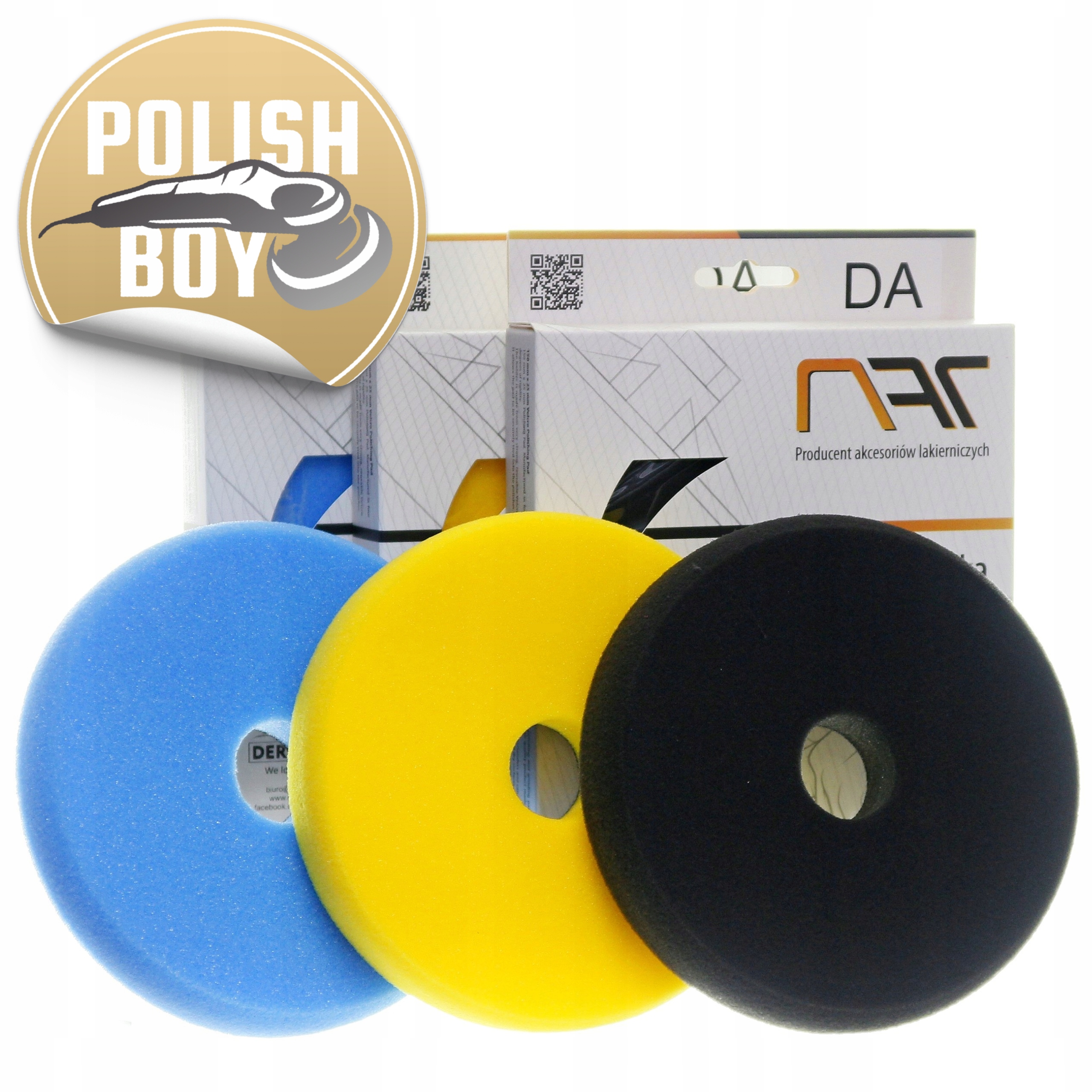 

Nat Da 135mm Zestaw Gąbek Polerskich