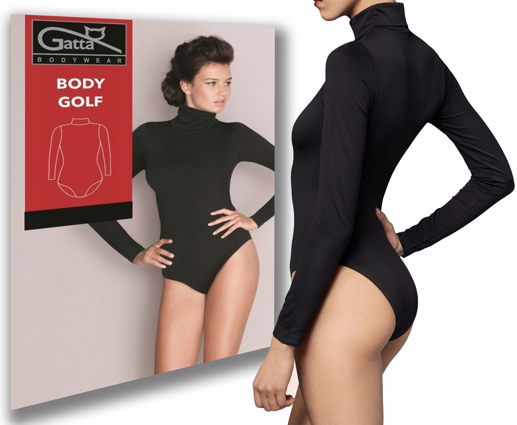 

Body Golf Gatta długi rękaw S czarny