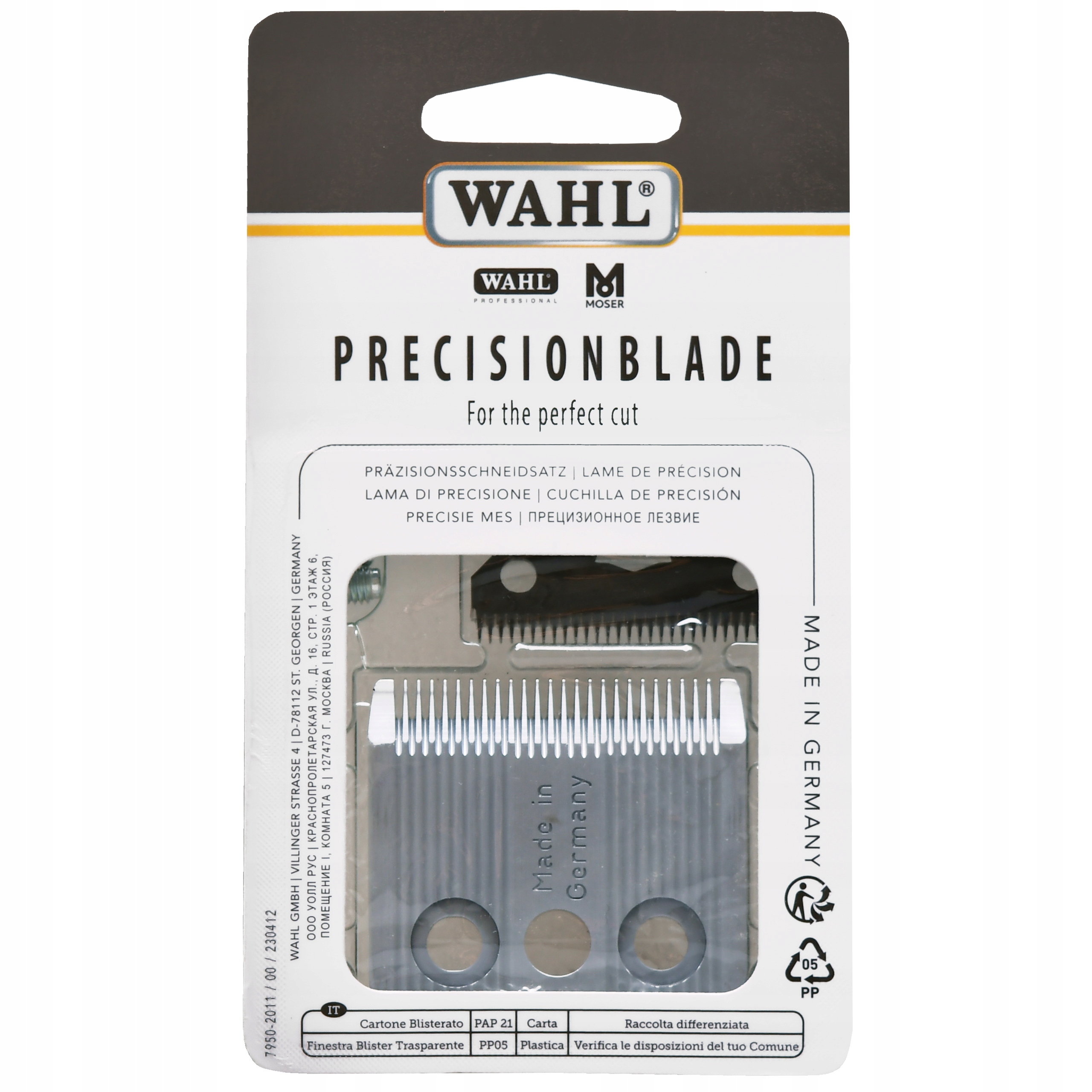 Levně Nůž Moser 1400 1170 1420, vyměnitelné čepel kadeřnického strojku 46 mm