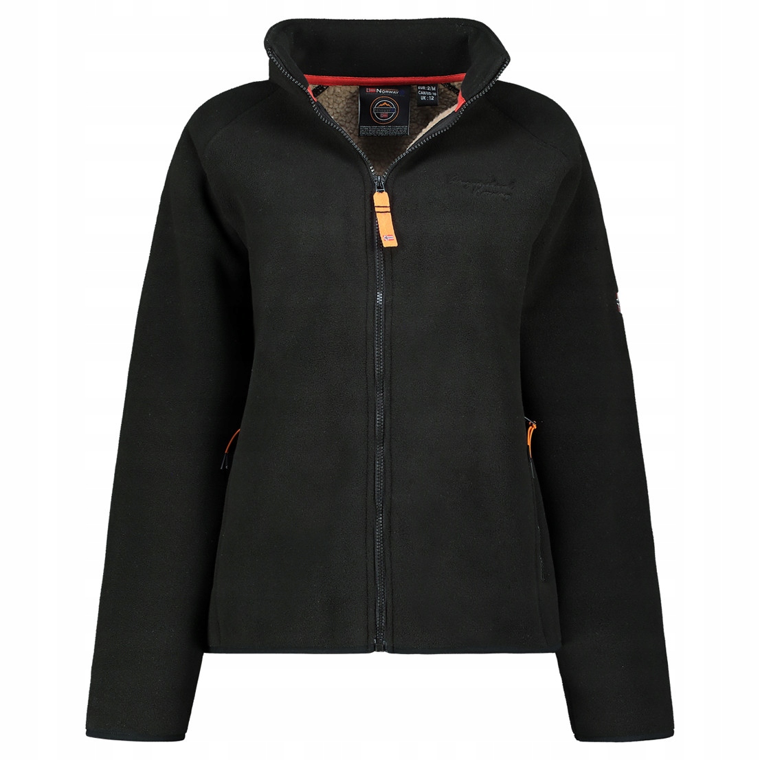 Geographical Norway mikina dámská Tasca Lady s kožíškem L černá