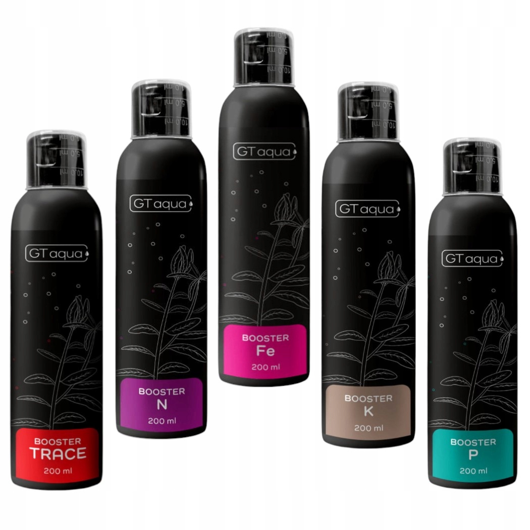 Levně Sada Gt Aqua Pro 5x200 ml Tekuté hnojivo pro rostliny