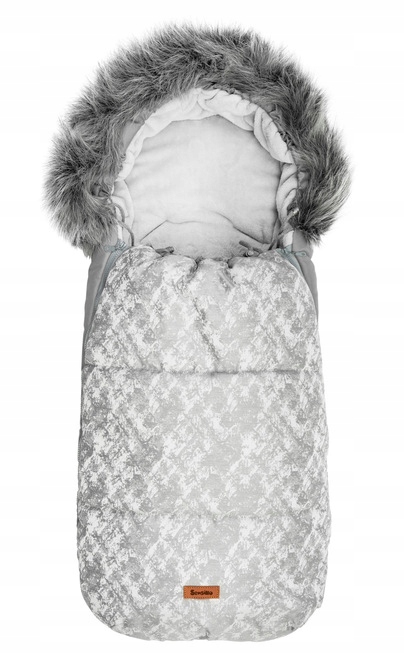 ŚPIWOREK OLAF JASNO-SZARY 100 X 45