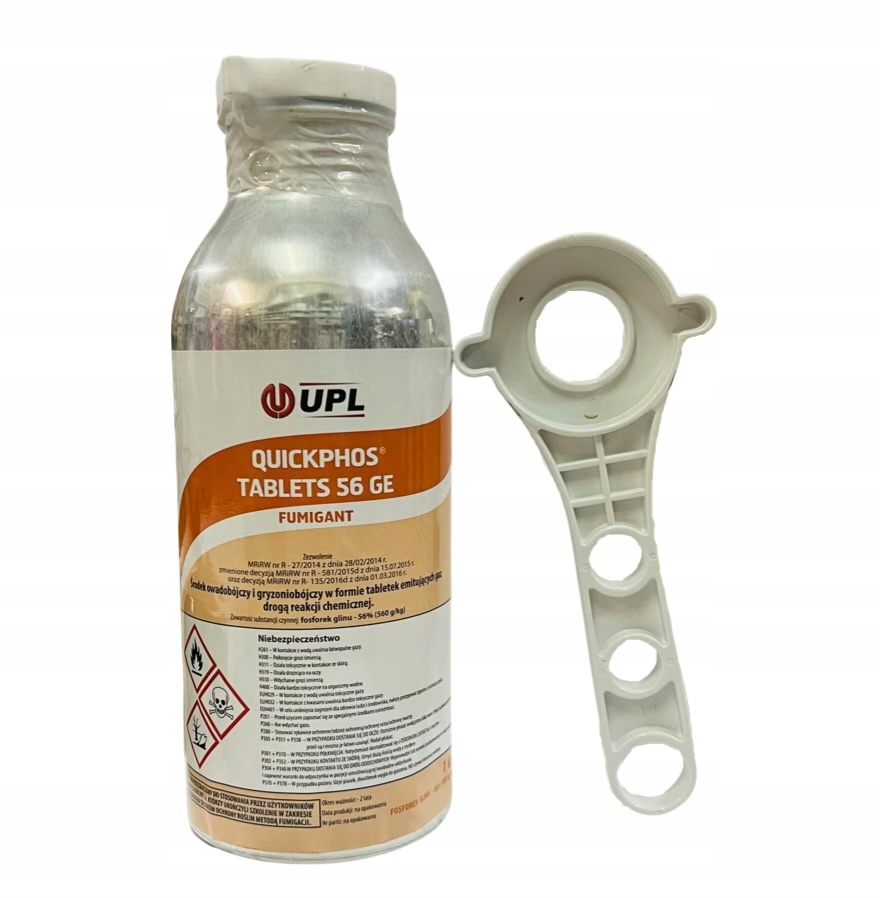 Środek na krety UPL Quickphos Tablets 56 GE 1 kg (QUICKPHOS Tablets