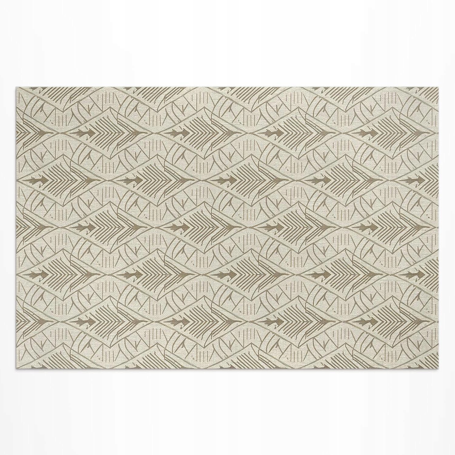 Terasový koberec Vinylový vzor v štýle Art Deco elegantný jemný 80x120 cm