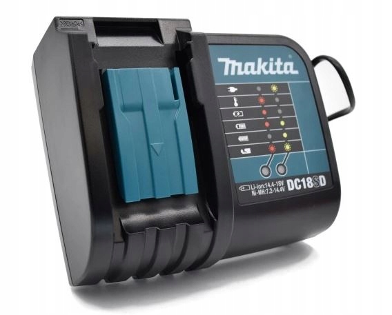 Makita Nabíječka Pro Akumulátory Baterie Lxt 14,4V 18V Originál DC18SD