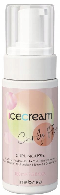 INEBRYA ICE CREAM CURLY PLUS PIANKA DYSCYPLINUJĄCA