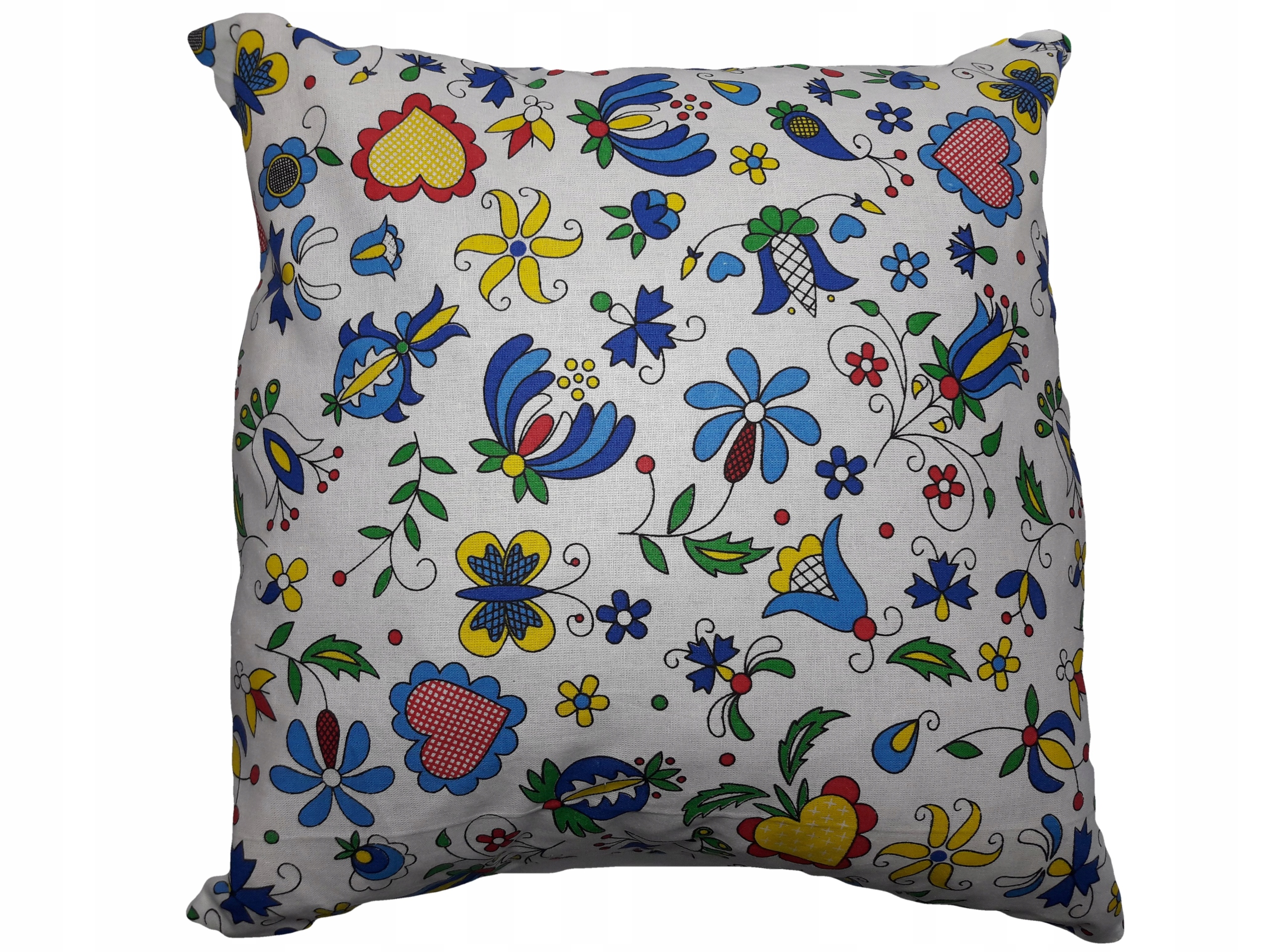 

Poszewka na poduszkę biała wzór kaszubski