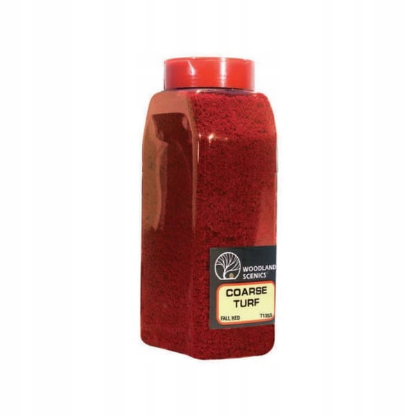 WT1355 Coarse Turf Fall Red, Woodland Scenics