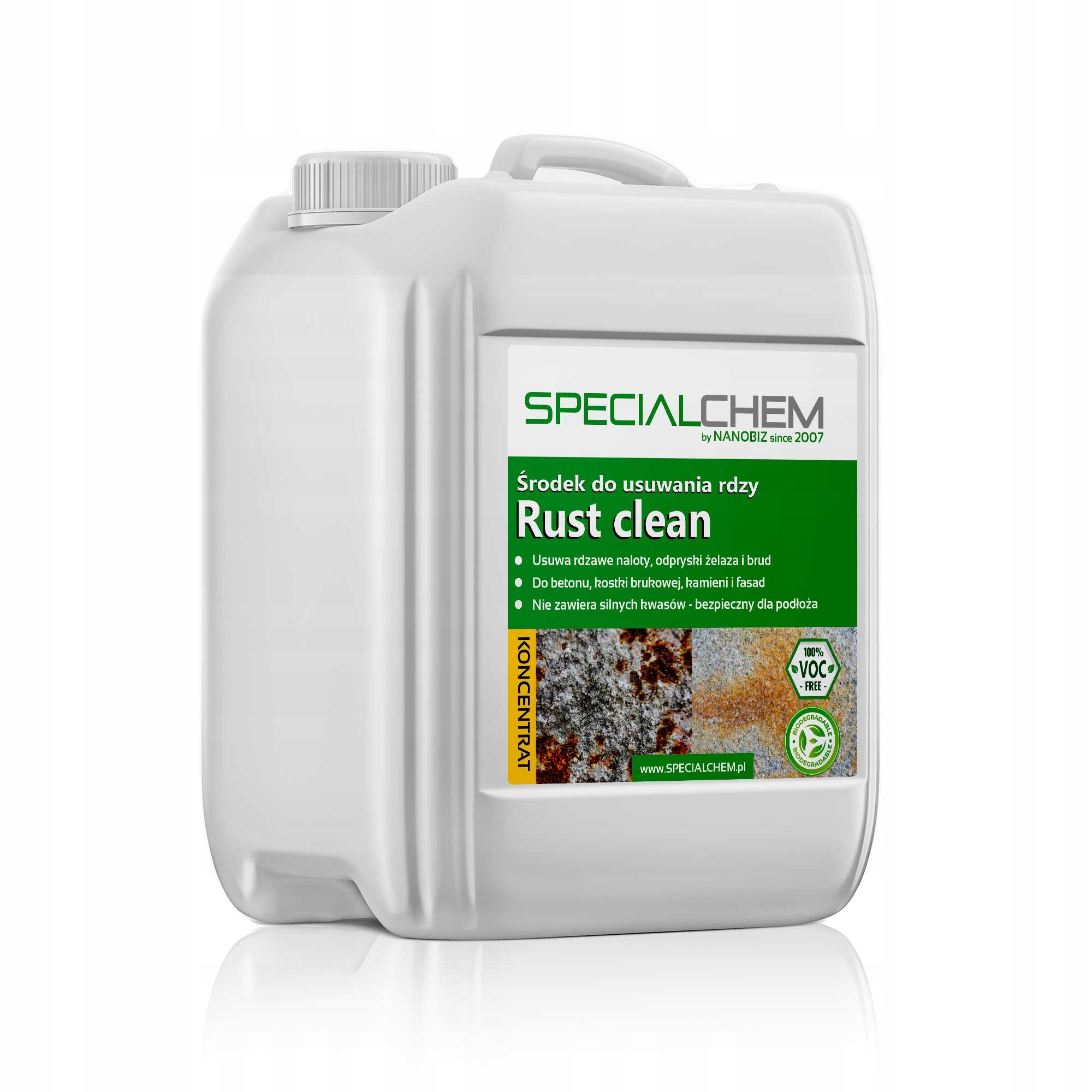 Specialchem Rust clean – bezpečný odstraňovač rzi 5 l bez kyselin