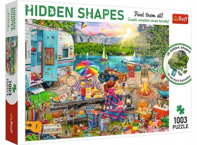 

Puzzle 1003 Trefl Hidden Shapes Wycieczka kamper