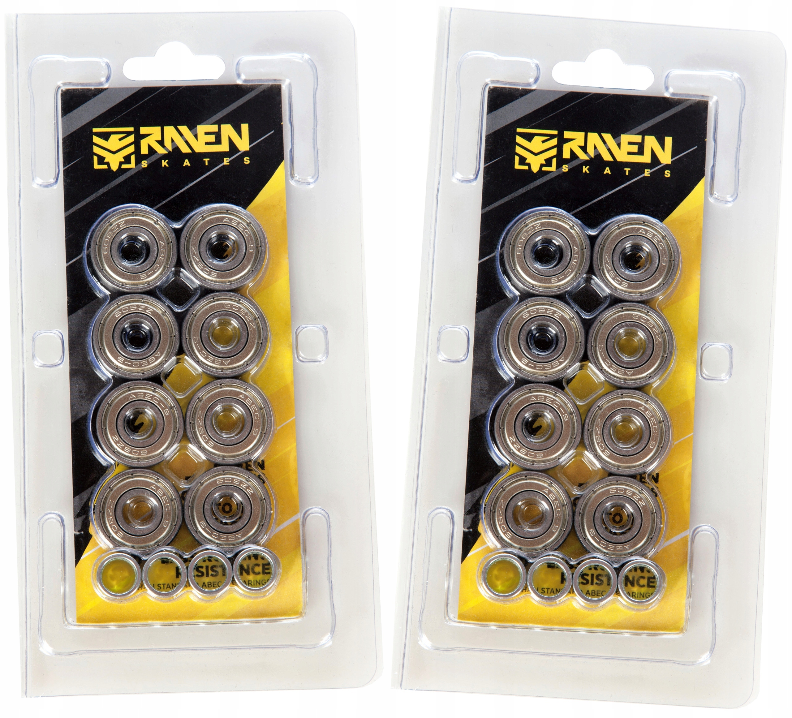 Łożyska RAVEN ABEC9 CHROME 608ZZ Komplet 16 sztuk Kod producenta 034552