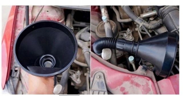 LEJEK DO PALIWA PŁYNÓW OLEJU DUŻY Z SITKIEM SITKO Marka inna