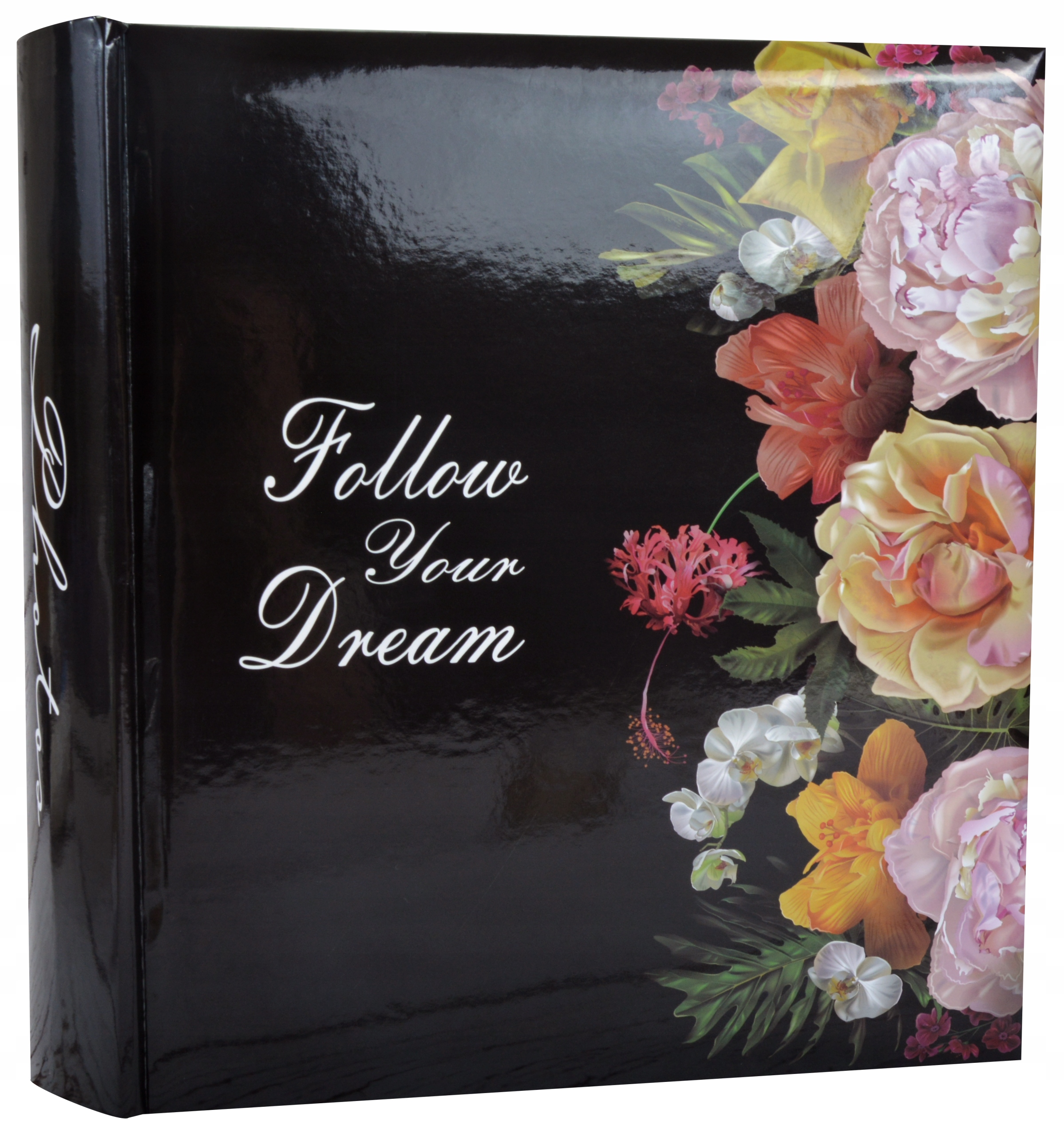 ALBUM NA ZDJĘCIA WKLEJANE 100 STR CZARNYCH GRAWER