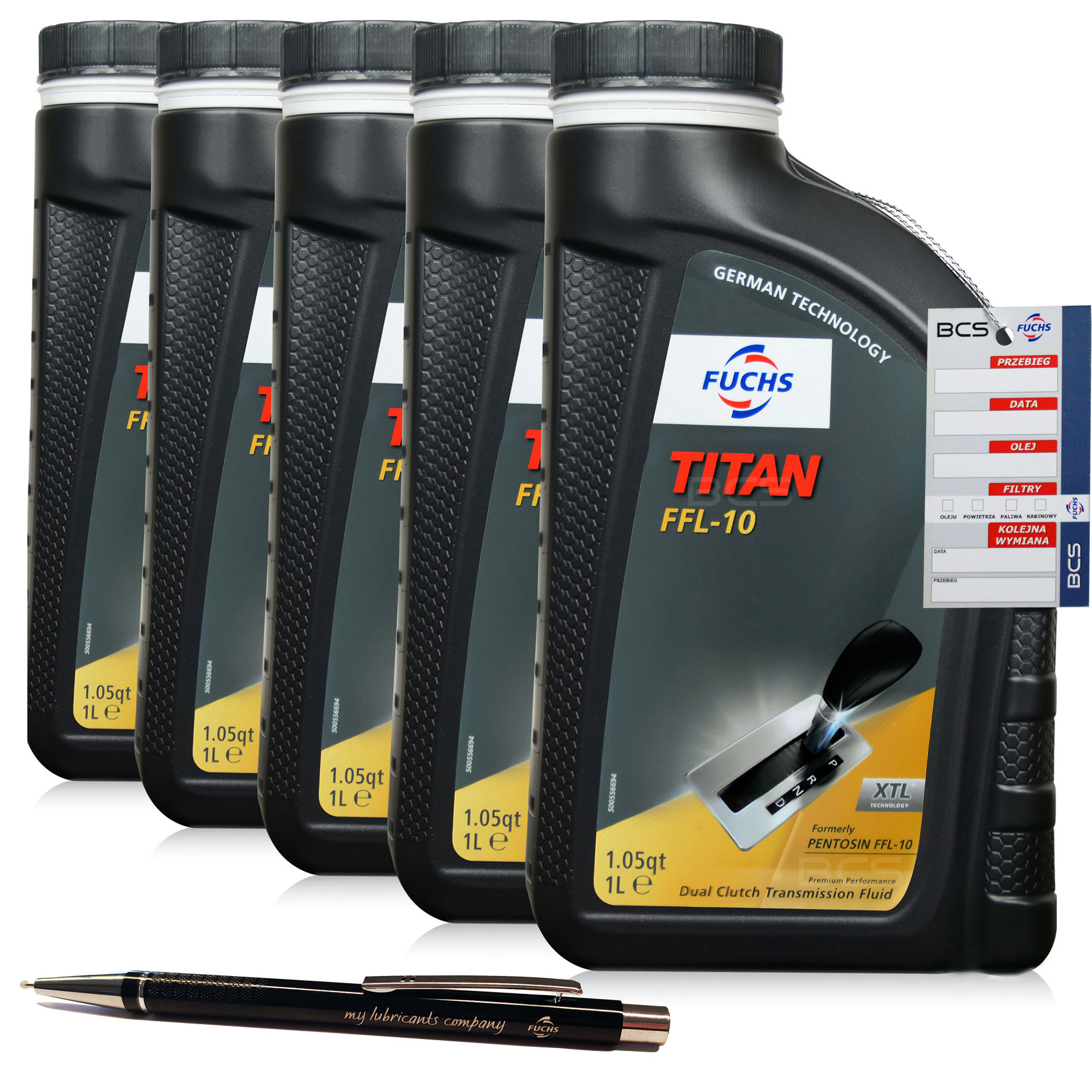 5 LITRÓW FUCHS TITAN FFL-10 DO SKRZYŃ DWUSPRZĘGŁ. MB 236.22 5L