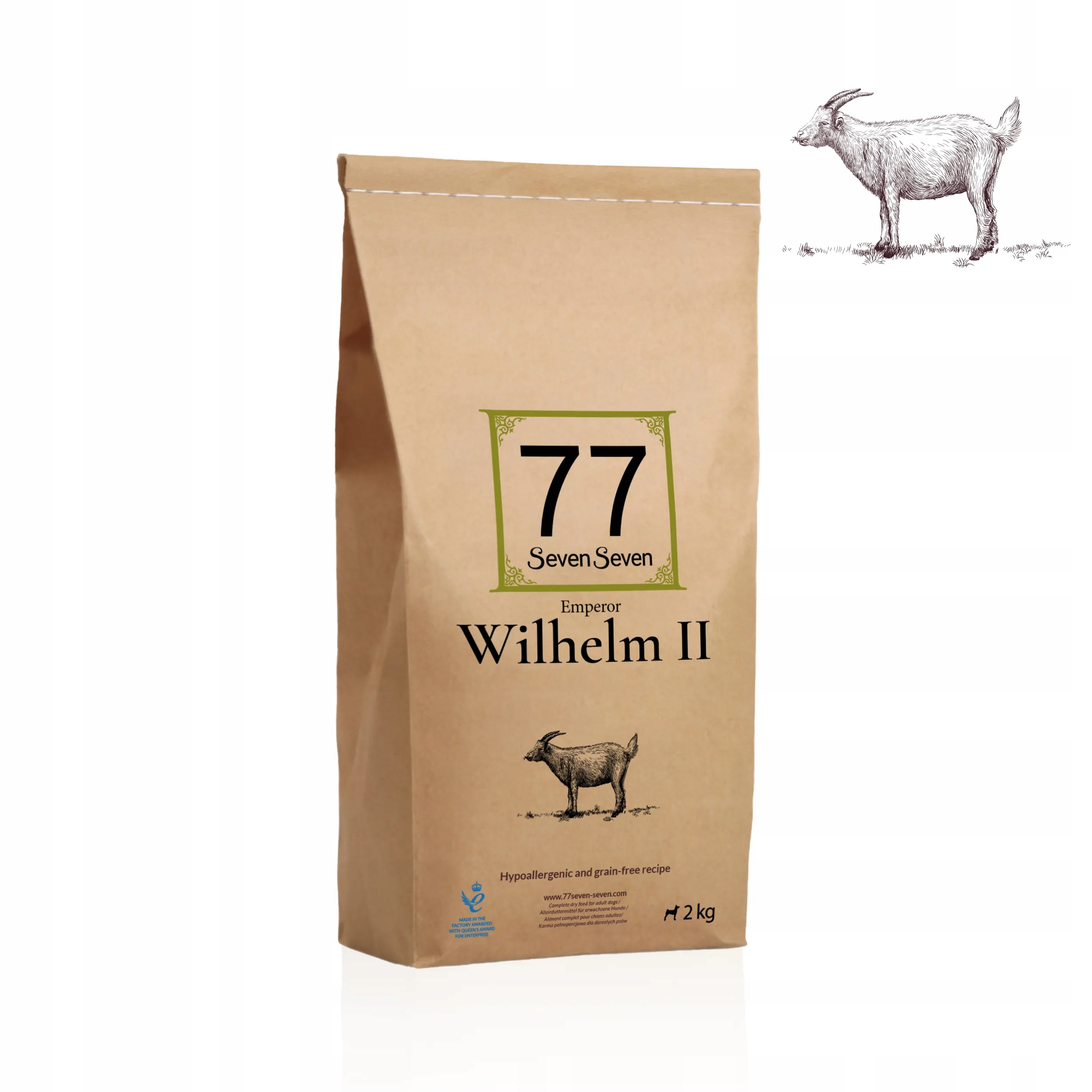 77 Wilhelm II sucha karma z Koźliną z warzywami i owocami 2kg