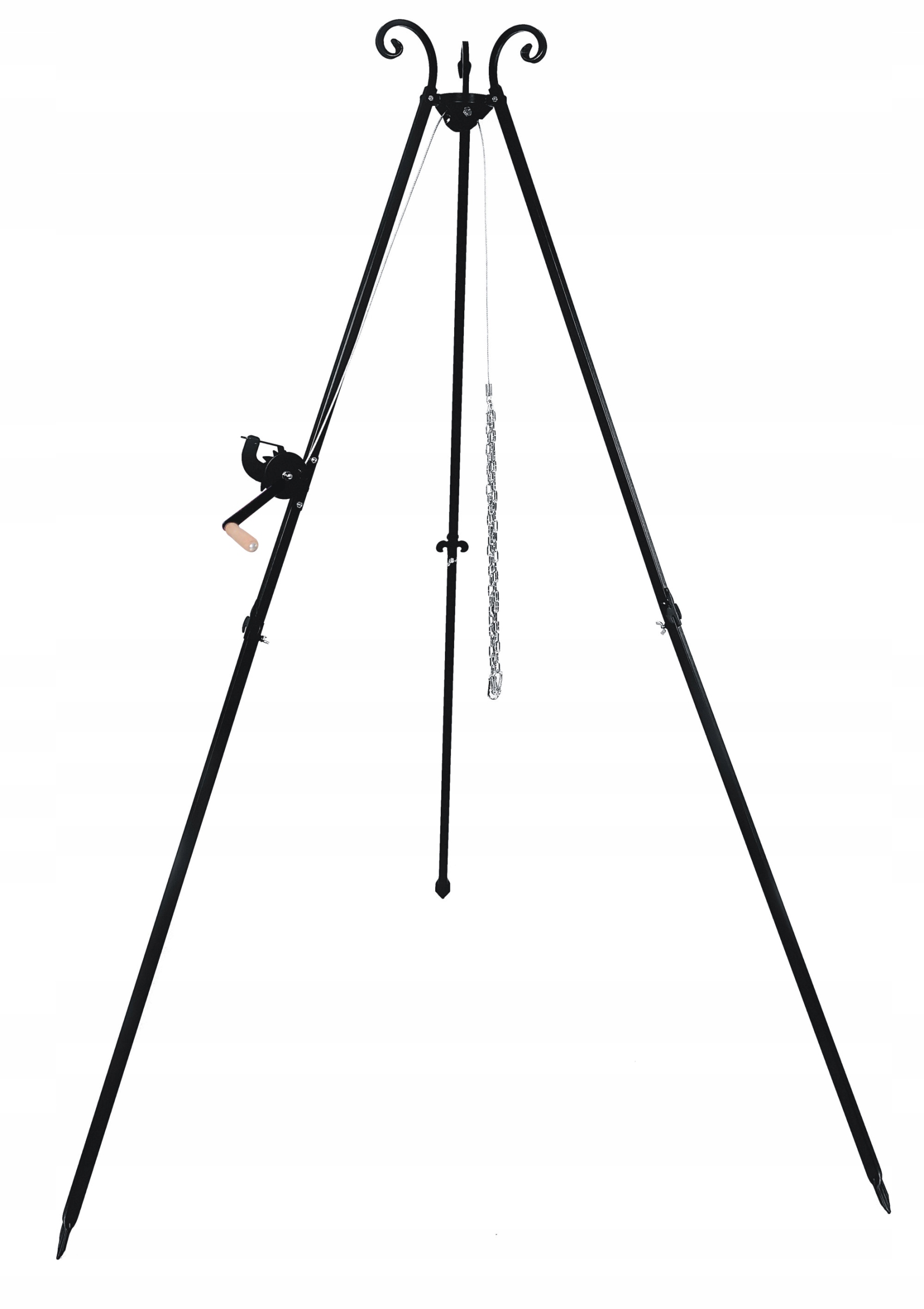 

Grill Trójnóg ogniskowy ogrodowy 185cm+ Kołowrotek