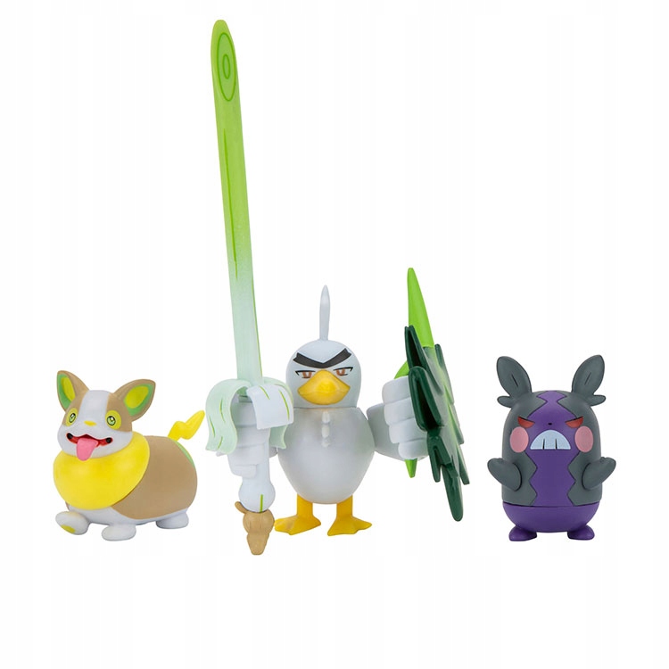 

Pokemon komplet figurek Sirfetch'd Morpeko Yamper