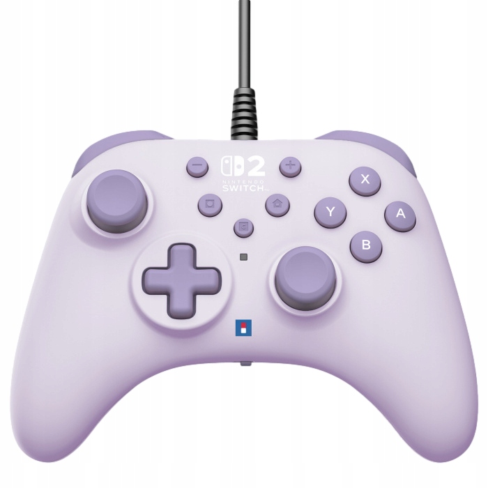 Hori SWITCH2 Pad przewodowy Turbo Lavender