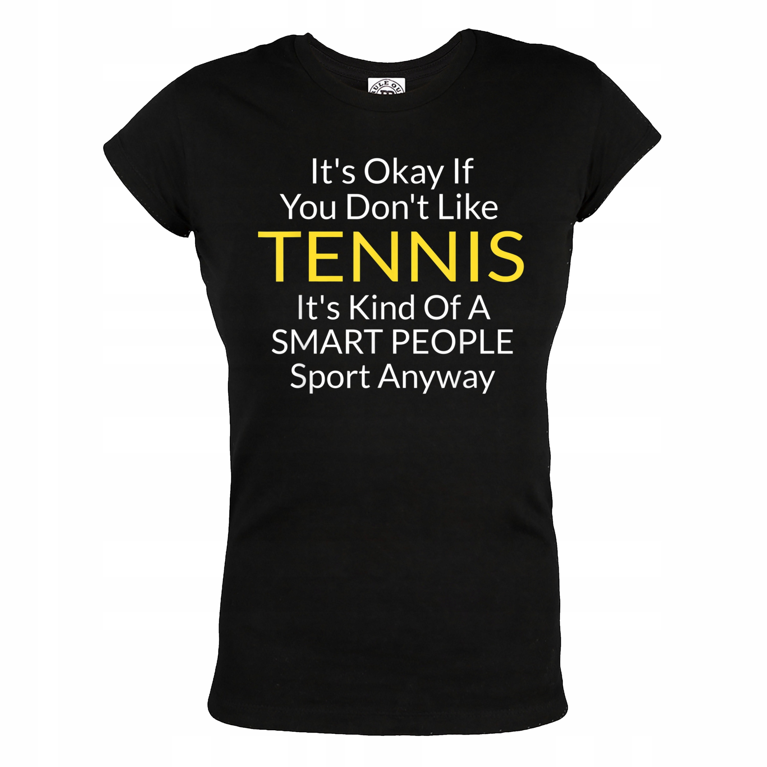 

Damska Koszulka Tenis Ziemny Tennis Napis