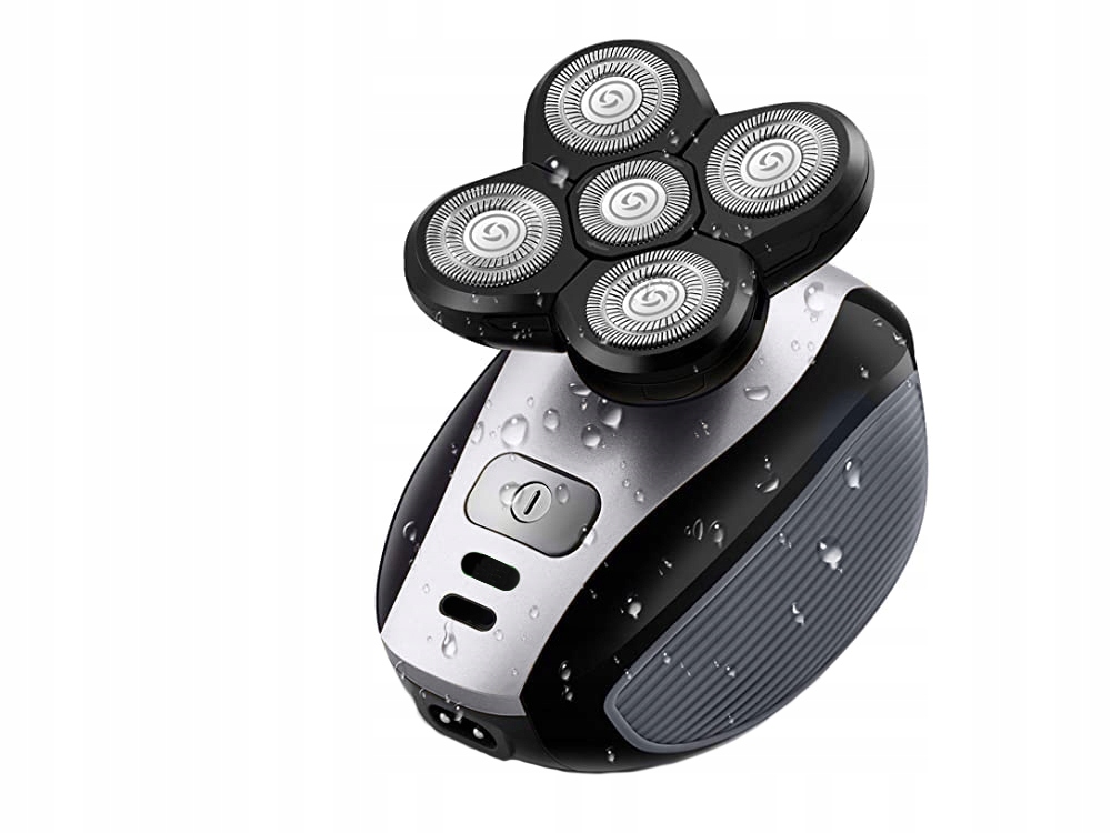 MASZYNKA DO GOLENIA BRODY GŁOWY WŁOSÓW GOLARKA MĘSKA 5 GŁOWIC 4D Możliwość mycia pod wodą tak