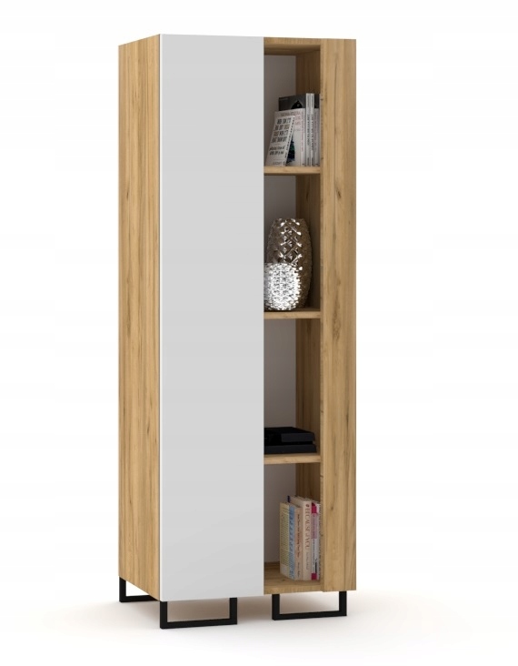 

Witryna Szafka Komoda Wysoka Craft Biała Loft