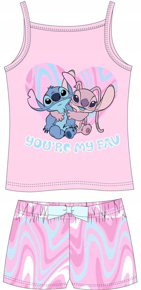 ❤︎ kashiamama ❤︎ Piżama dziewczęca, komplet top i spodenki Lilo&Stitch