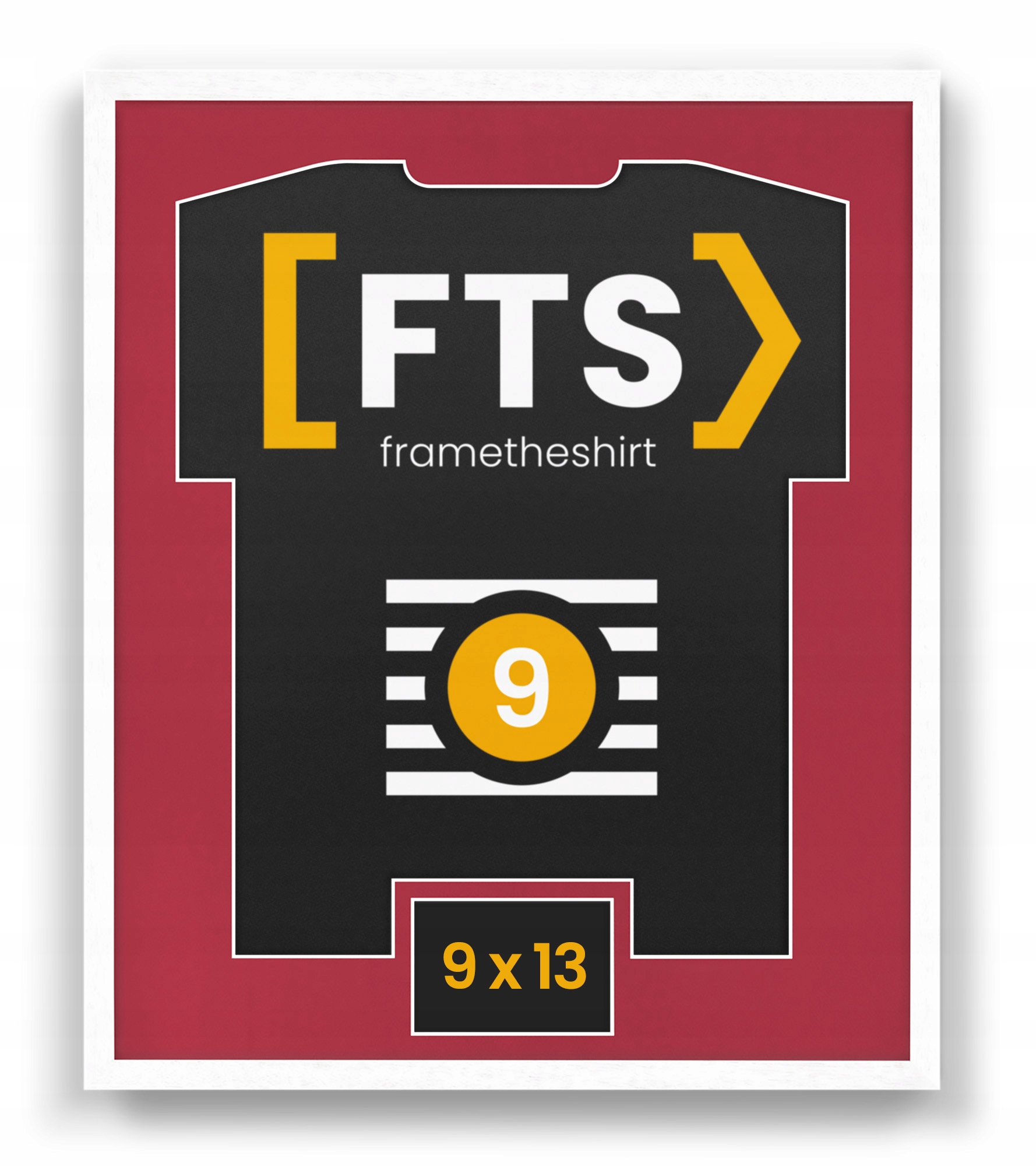 Rámeček na sportovní tričko s oknem – dárek pro fanouška, sportovní suvenýr