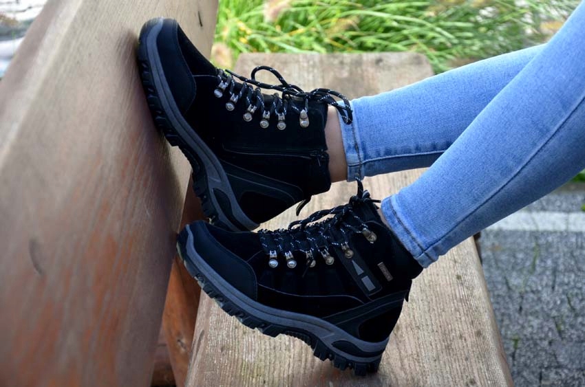 ŚNIEGOWCE BUTY ZIMOWE OCIEPLANE OUTDOOR SPORTOWE SHOES ORGINAŁ TRAPER TREXX Wysokość wysokie