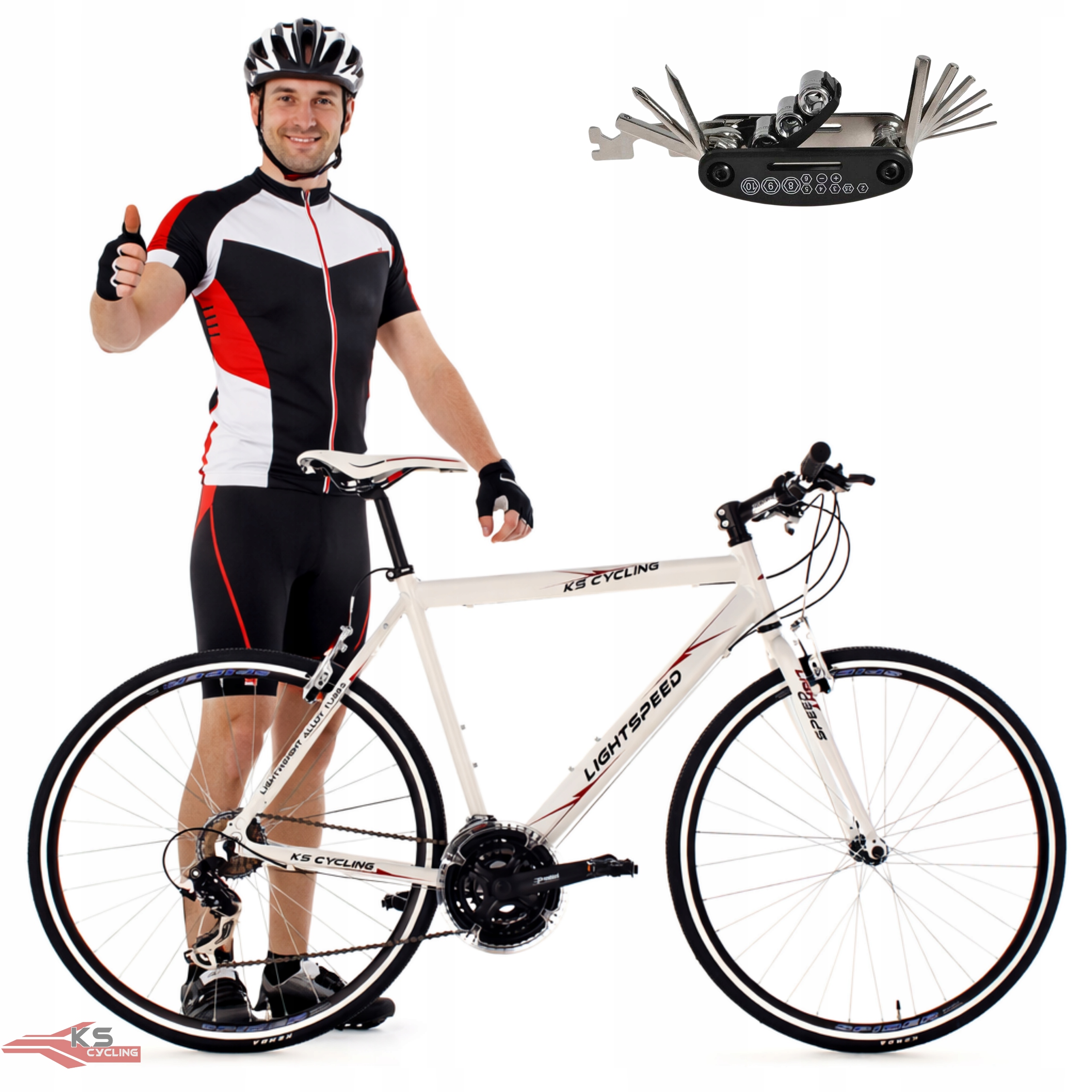 Pánské silniční kolo Kola 28" Hliníková cyklistika Zvonek Lehký Silniční