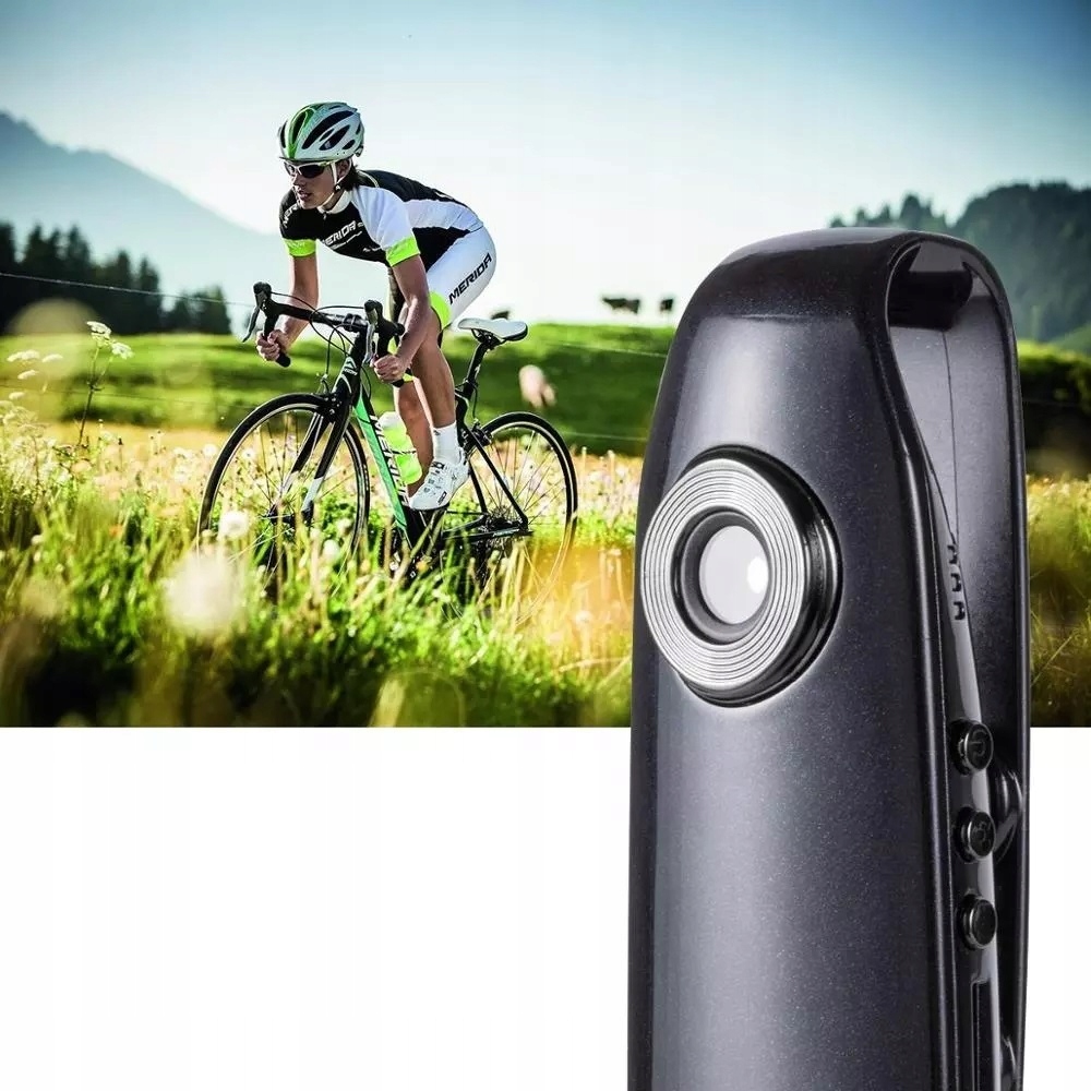 PROFESJONALNA MINI KAMERA POLICYJNA DLA BEZPIECZEŃSTWA MONITORING OSOBISTY Model 007