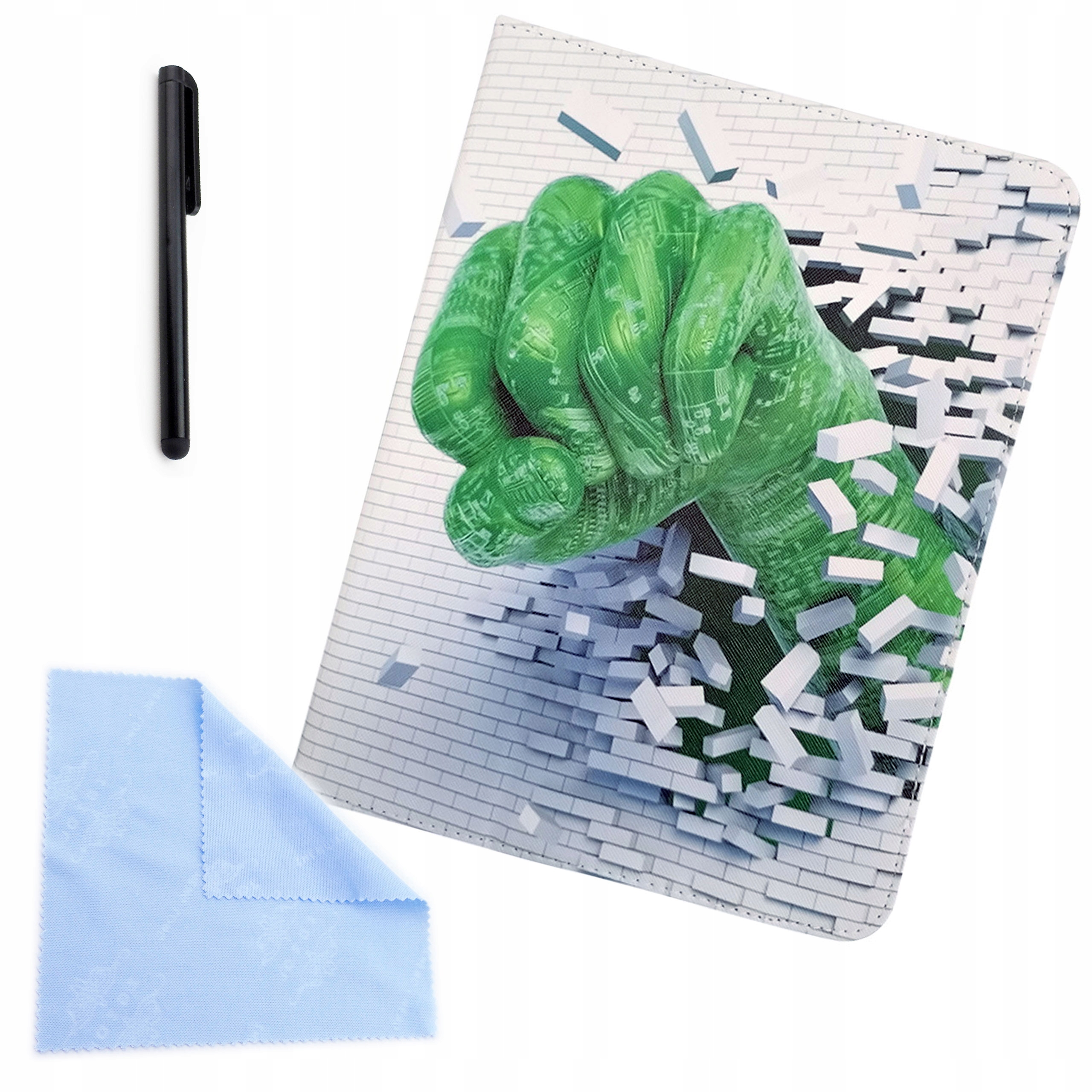 Etui Pokrowiec zamykany książkowy podstawka na tablet Doogee U10 10,1" Wzór