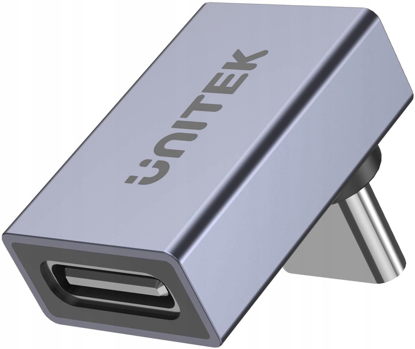 Unitek Adapter Usb-c na Usb-c kątowy 40Gbps 240W