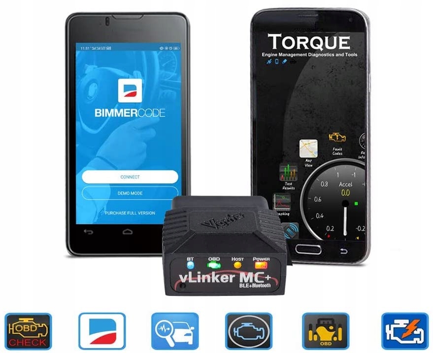 INTERFEJS VGATE VLinker MC+ 4.0 Bimmercode FORSCAN Marka Vgate