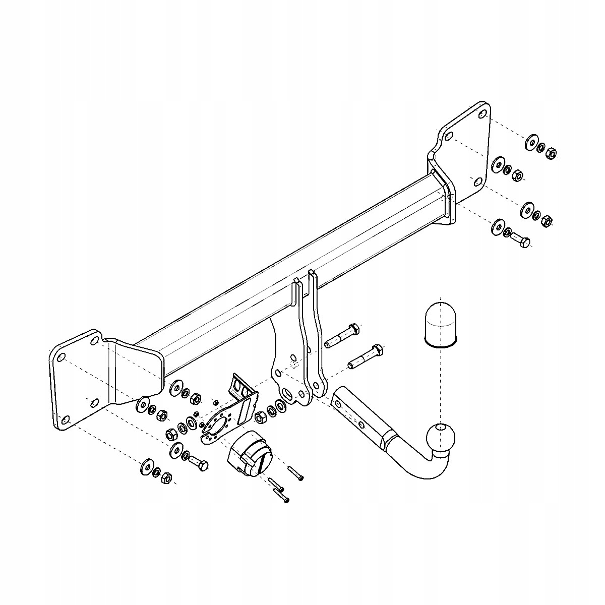 Hak holowniczy Volvo V90 Cross Country 2 236 II Kombi od 16 MODUŁ 13 PIN Producent Steinhof
