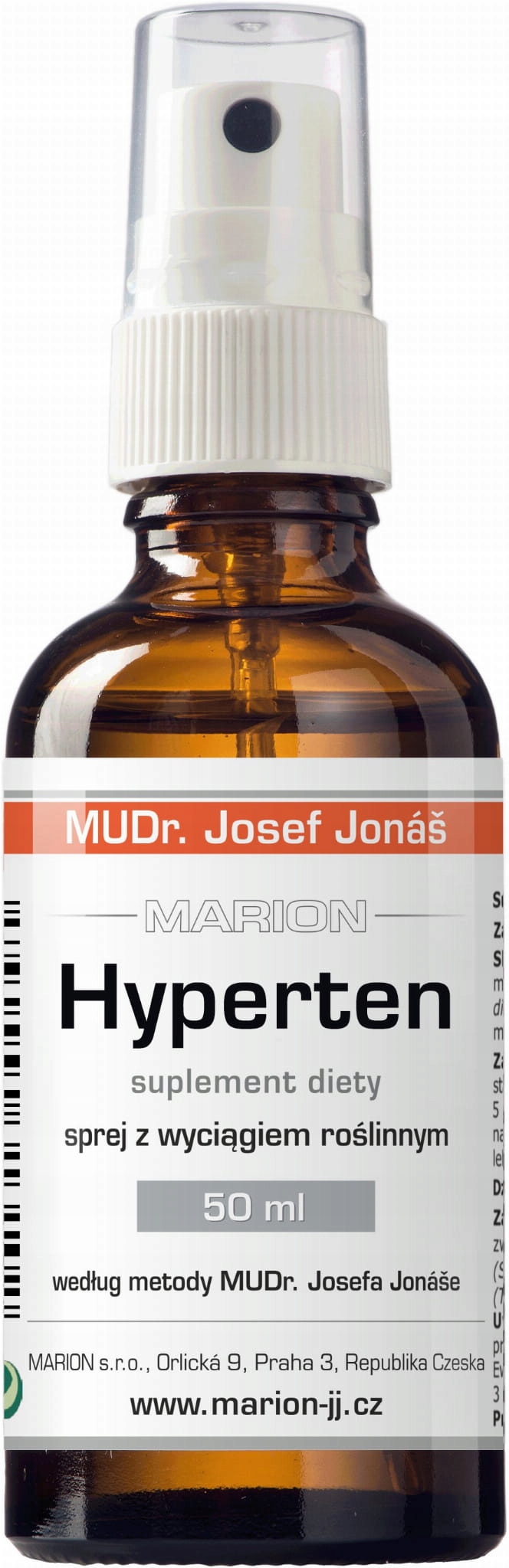 Spray Marion Hyperten 50 ml pokrzywa, czarna porzeczka, czapetka pachnąca