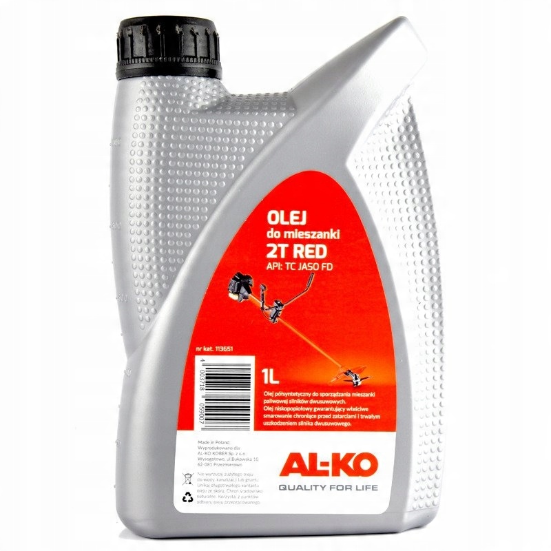 

Olej 2T Czerwony 1L Al-ko Do Kos I Pilarek 2 Suw