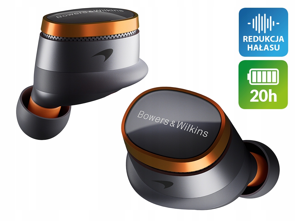 Bowers & Wilkins słuchawki douszne Pi8 McLaren Edition