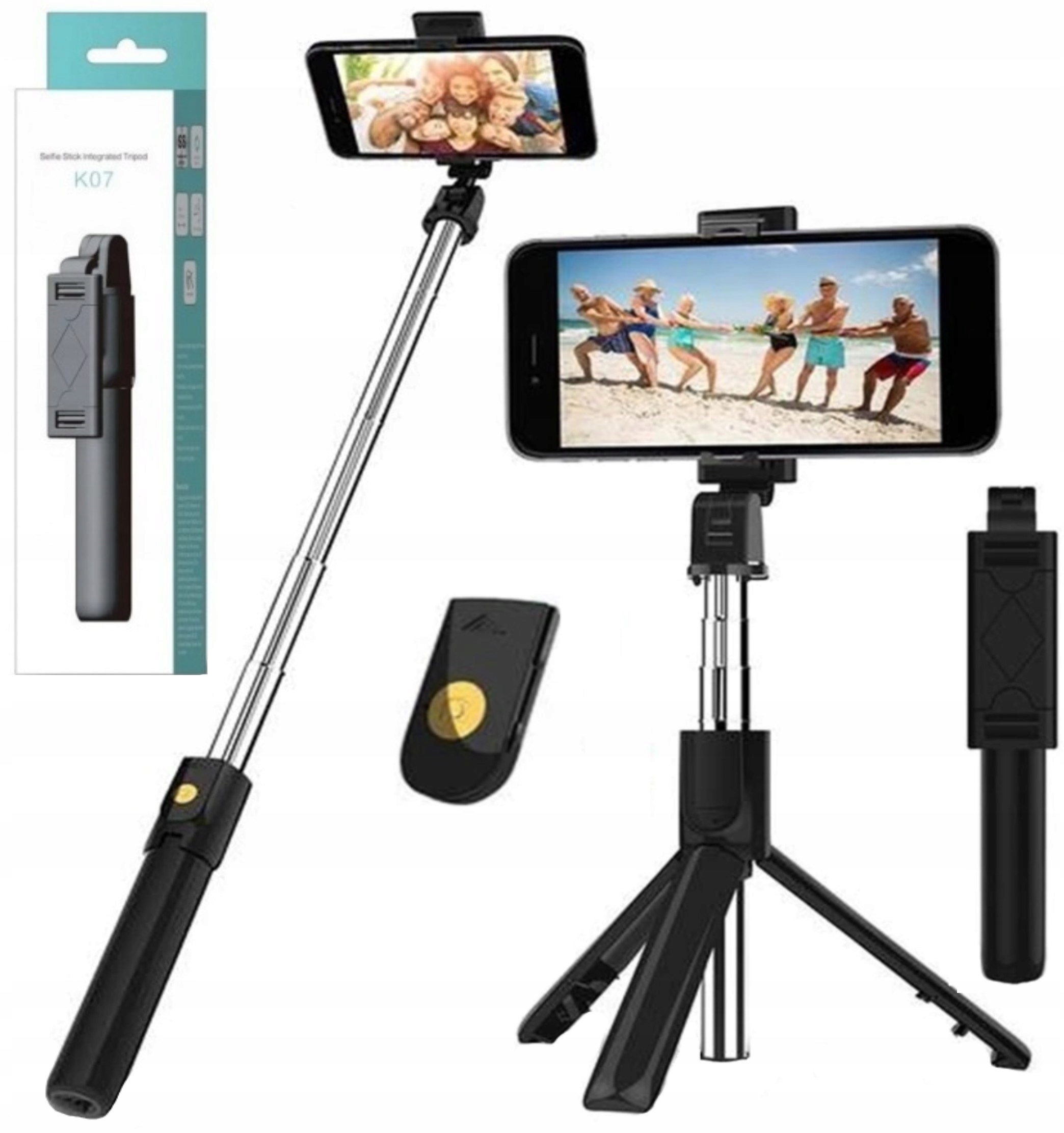 

Kijek Do Selfie Tripod Statyw Pilot Bluetooth