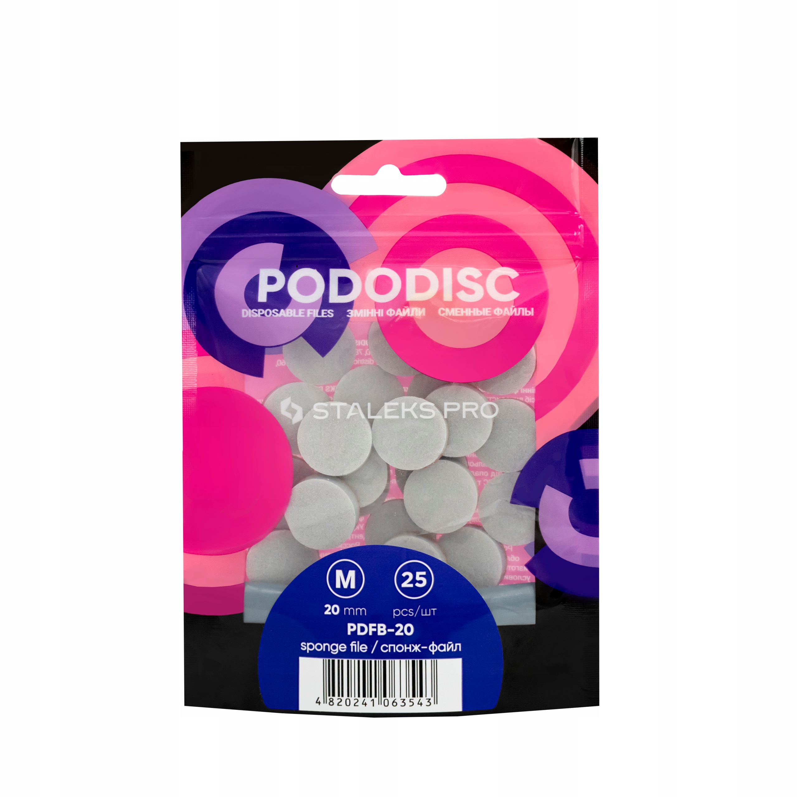 

Staleks Pododisc Wymienne Nakładki M 20 MM Polerka