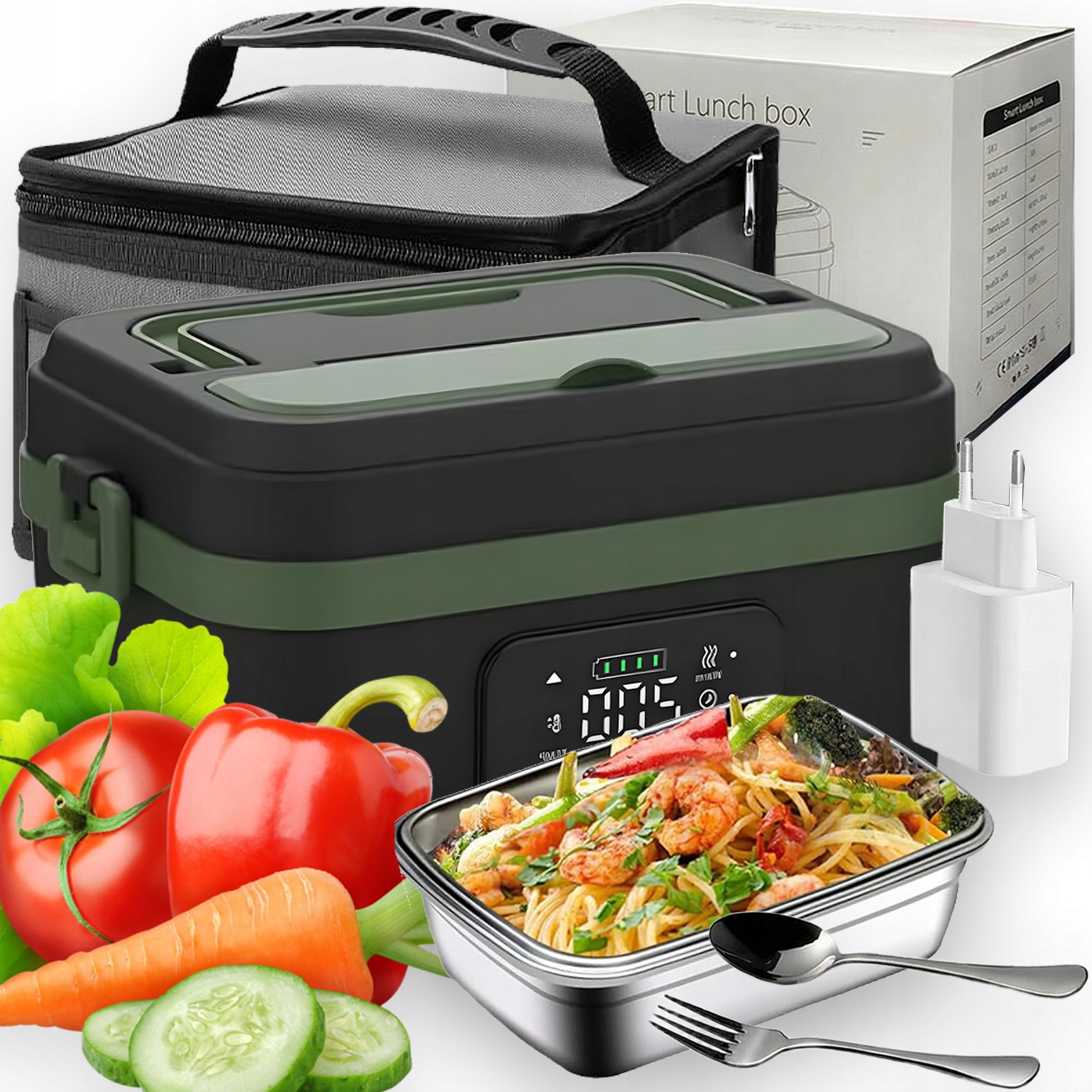 Elektrický Obědový Box 1 L Pro Dospělé S Vyhřívanou Nádobou Na Jídlo