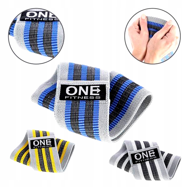 ZESTAW 3 GUM HIP BAND MINI do ćwiczeń rozciągania Długość (cm) 43 cm