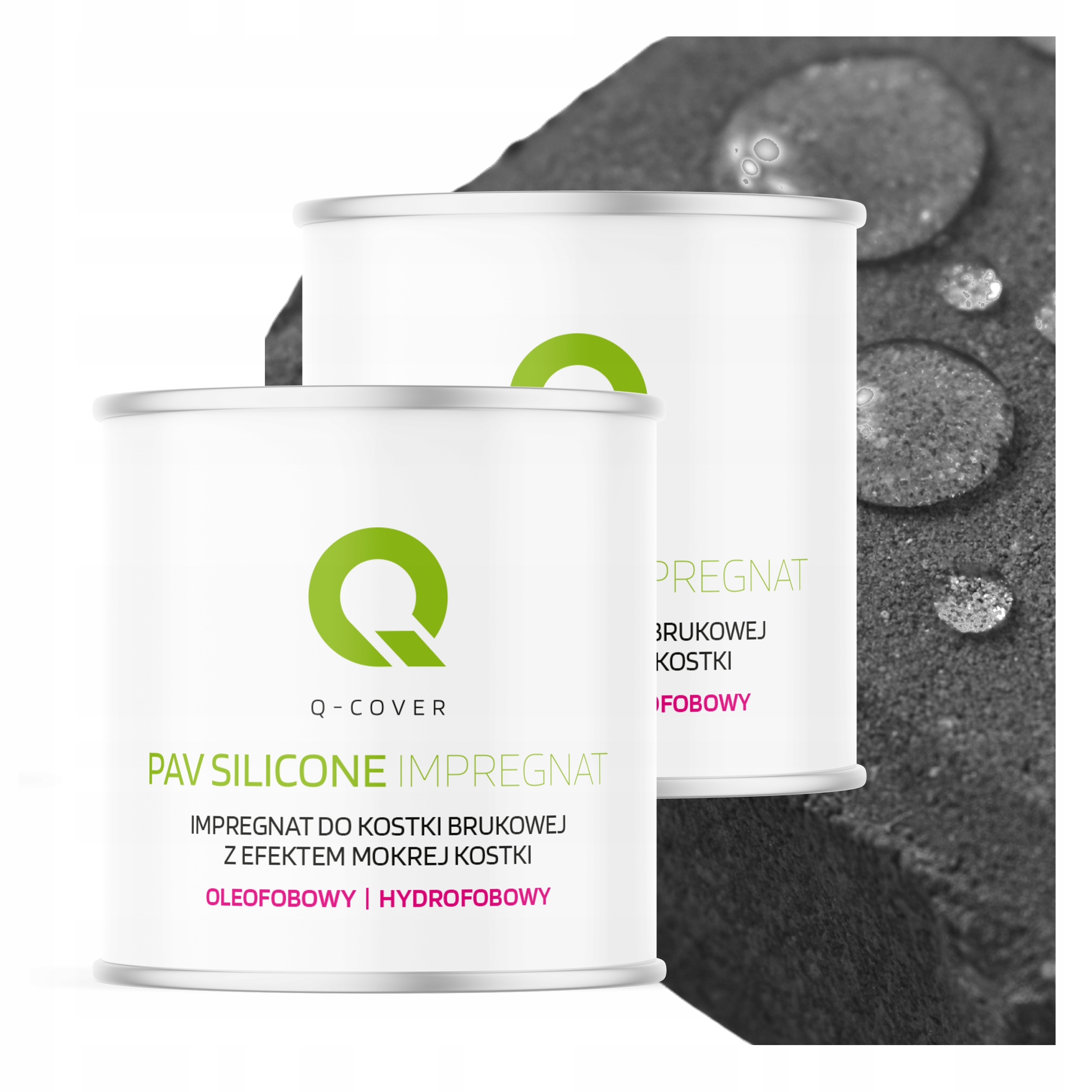 Impregnát Vlhká kostka 2,5L Oleofobní Hydrofobní Bruku Grease Stain Guard